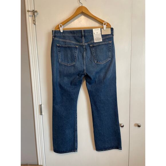 Citizens Of Humanity Ryan Low Slung Unisex blue jeans button fly straight leg 32 - Picture 2 of 10